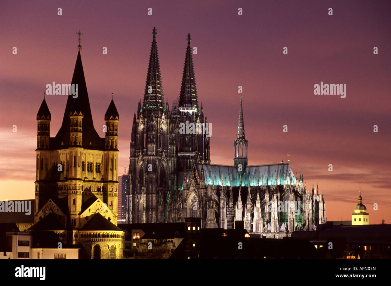 Kirche und Kathedrale Köln, Köln, Köln, Deutschland, Europa Stockfoto
