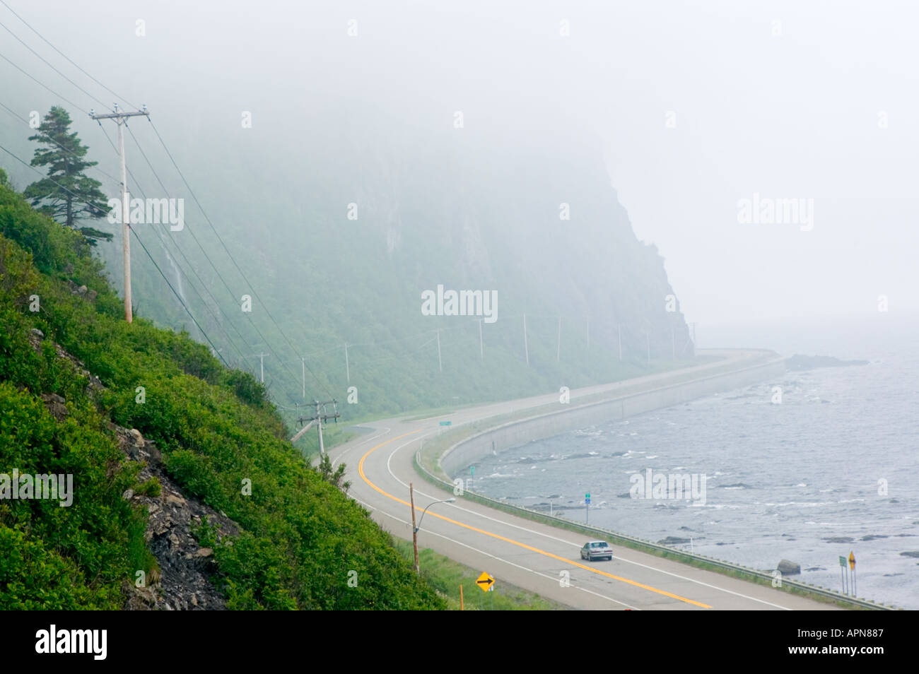 La Martre, Heiliges Lawrence Fluß, Gaspe Halbinsel, Quebec, Kanada Stockfoto