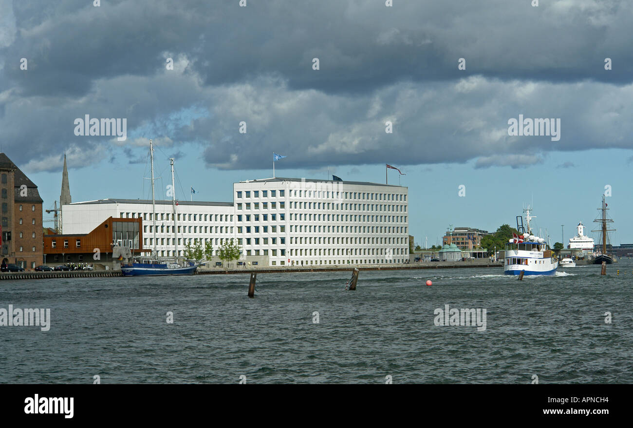 Hauptsitz der Reederei A P Moller - Maersk am Nordre Toldbod in Kopenhagen Stockfoto