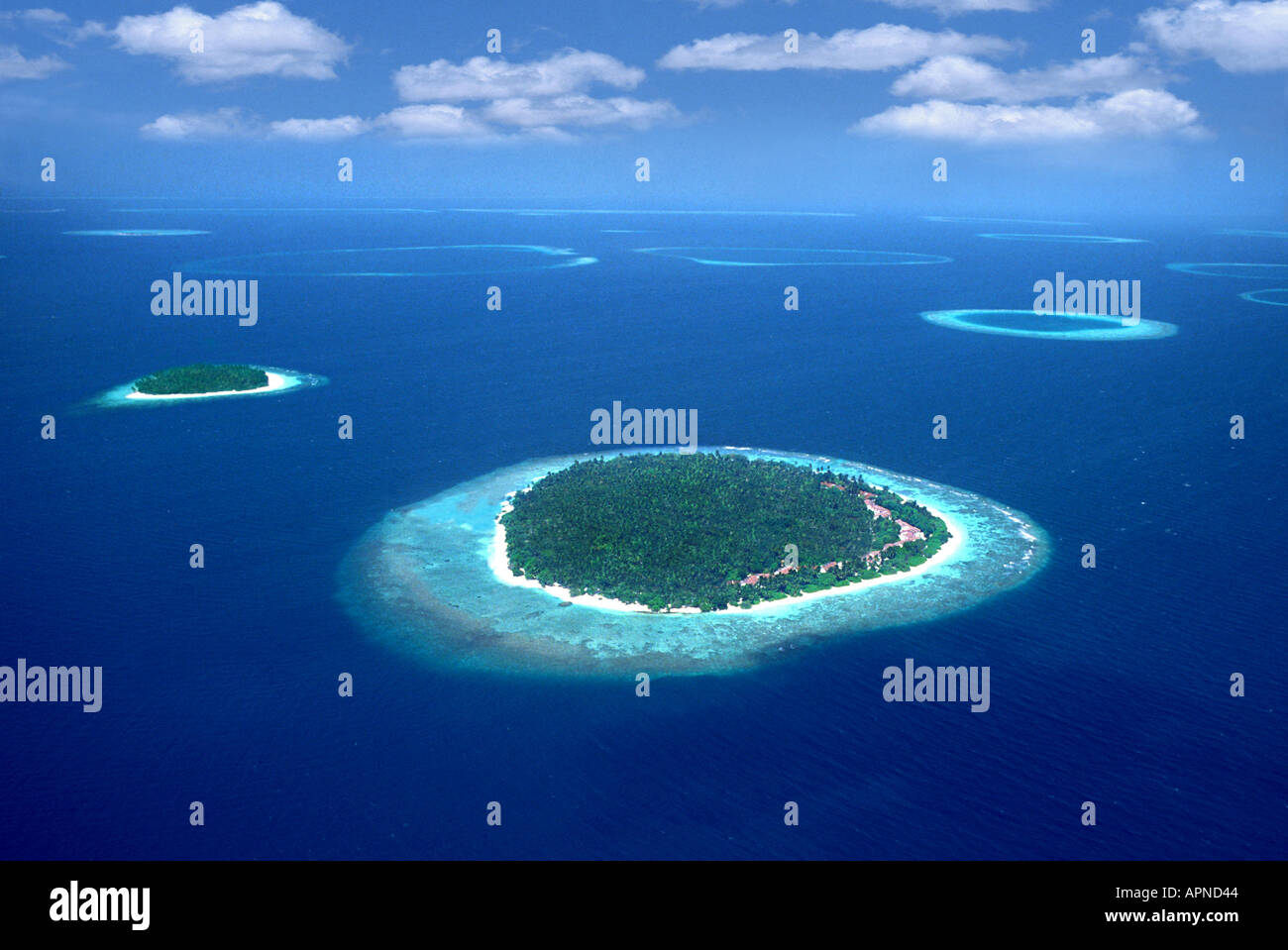 Malediven, Gruppe von Inseln, Malediven Stockfoto