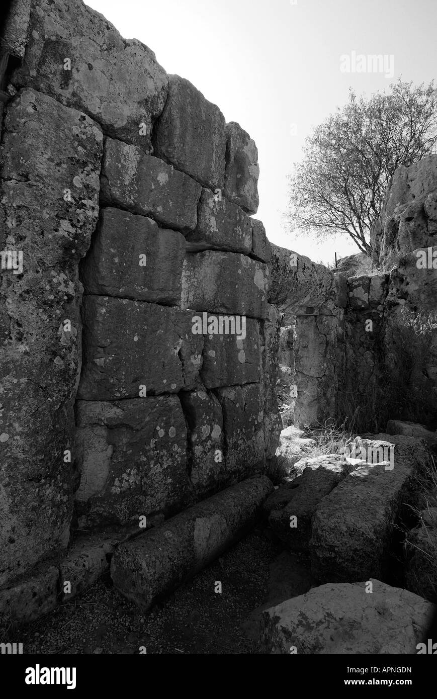 Synagoge von Meron 1. Cent A.D. Stockfoto