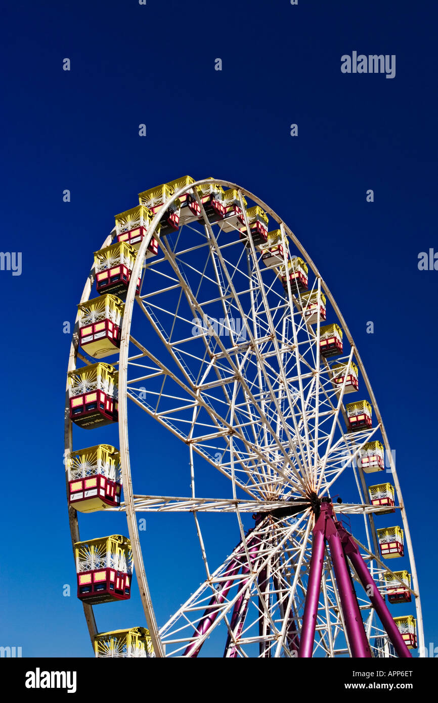 Detail von einem Riesenrad in Melbourne Australien. Stockfoto