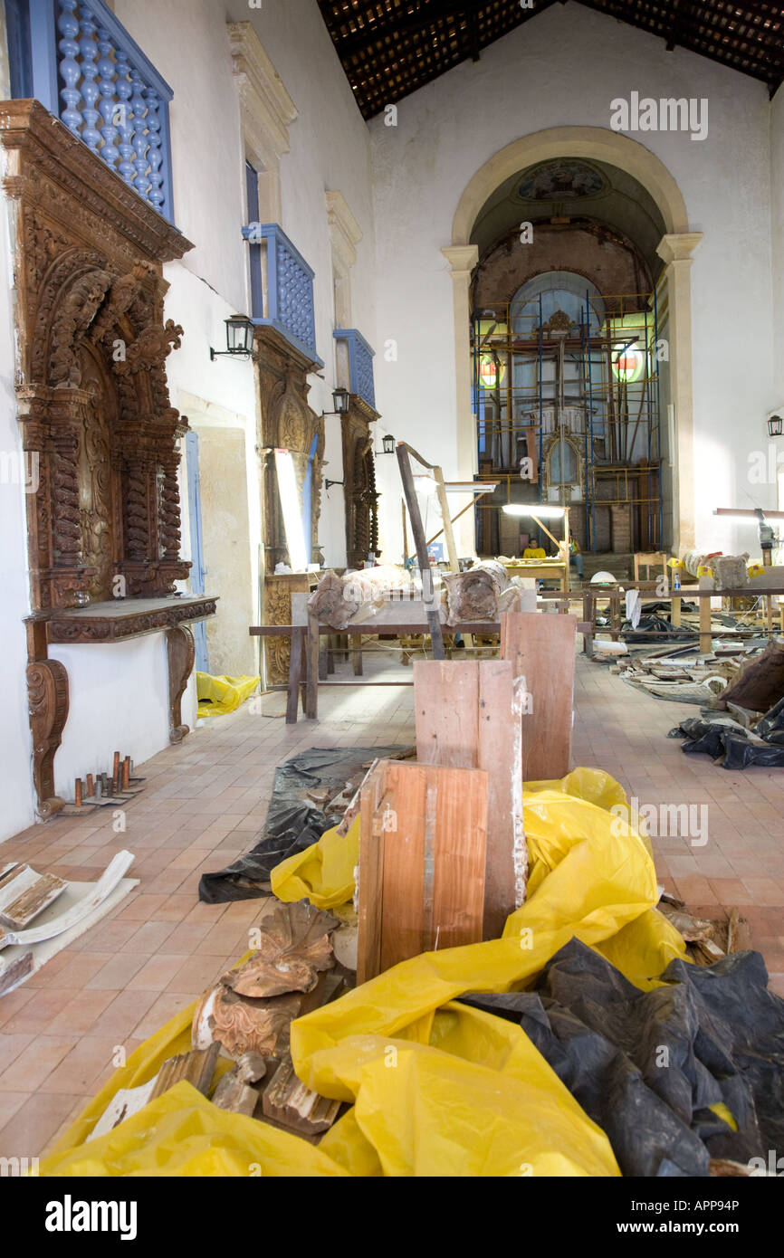 Igreja Senhor Dos Passos, Sao Christovao, in der Nähe von Aracaju, Sergipe, Brasilien Stockfoto