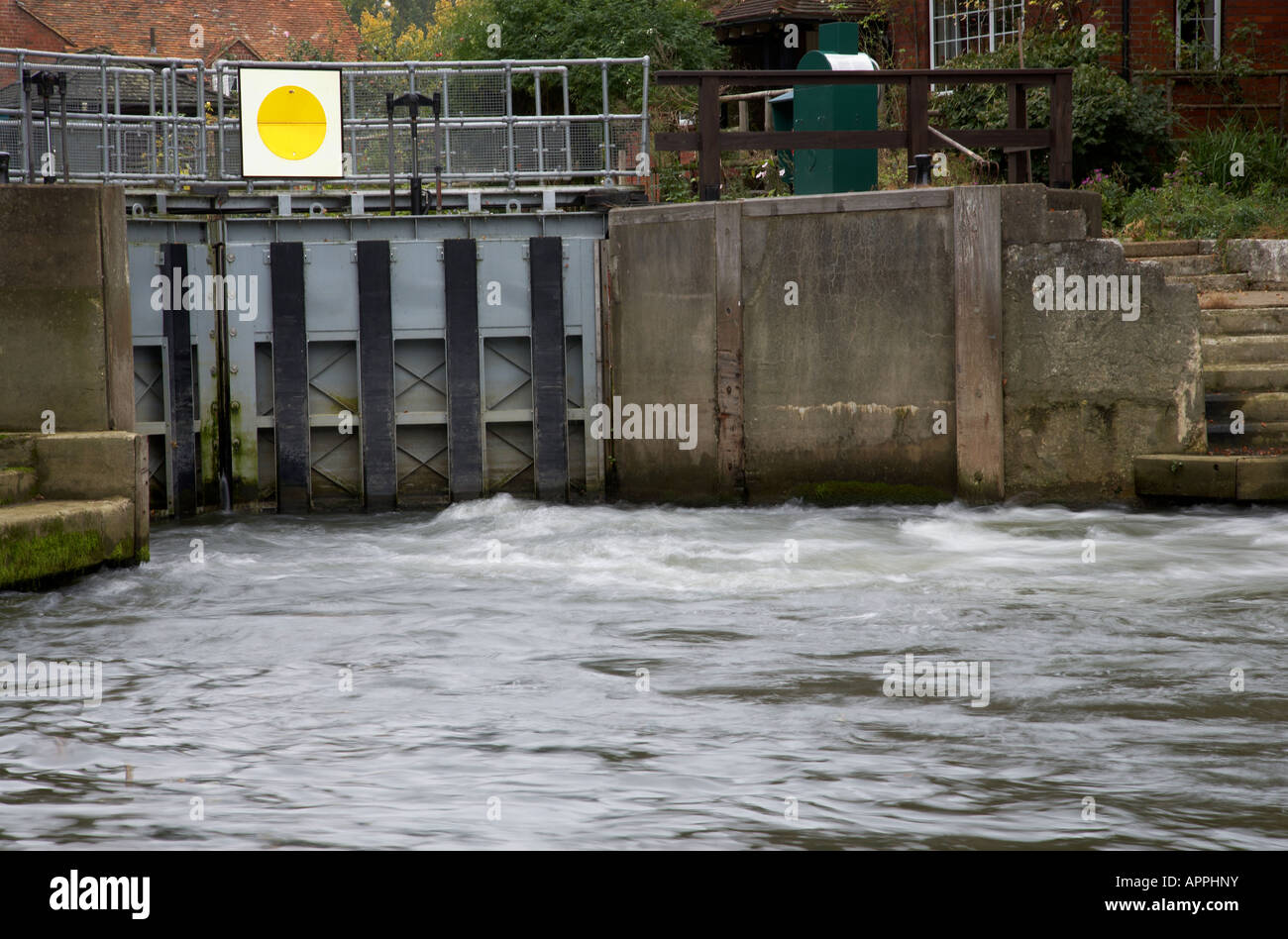 Sonning Schleusentore Stockfoto