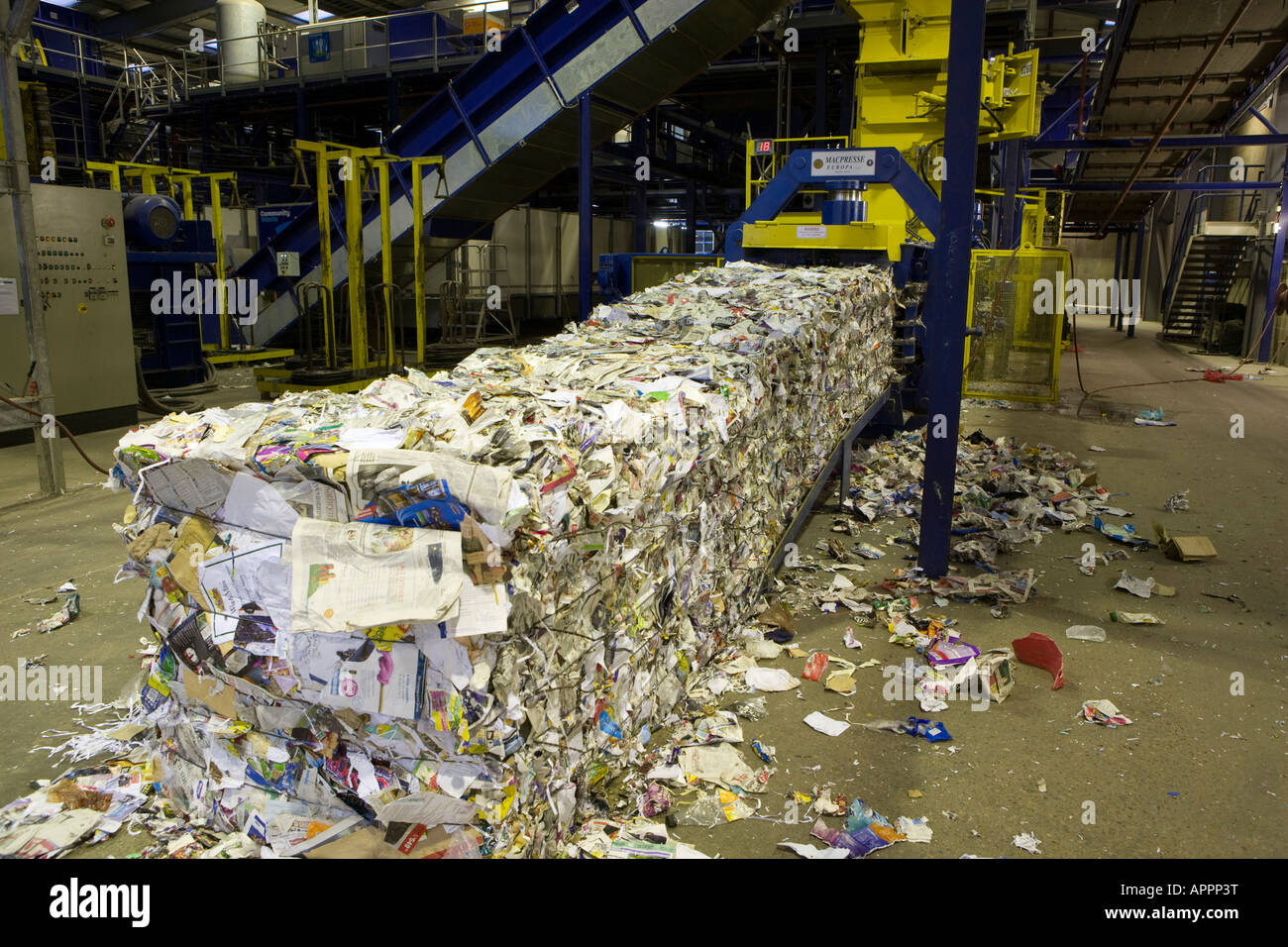 Gemeinschaft Abfallrecycling Milton Keynes Stockfoto