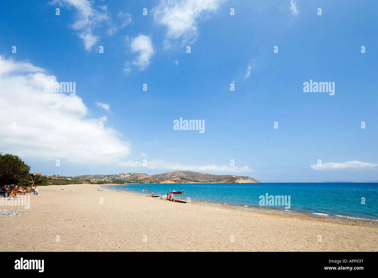 Kouremenos Beach in der Nähe von Palekastro, Provinz Lassithi, Ostküste, Kreta, Griechenland Stockfoto
