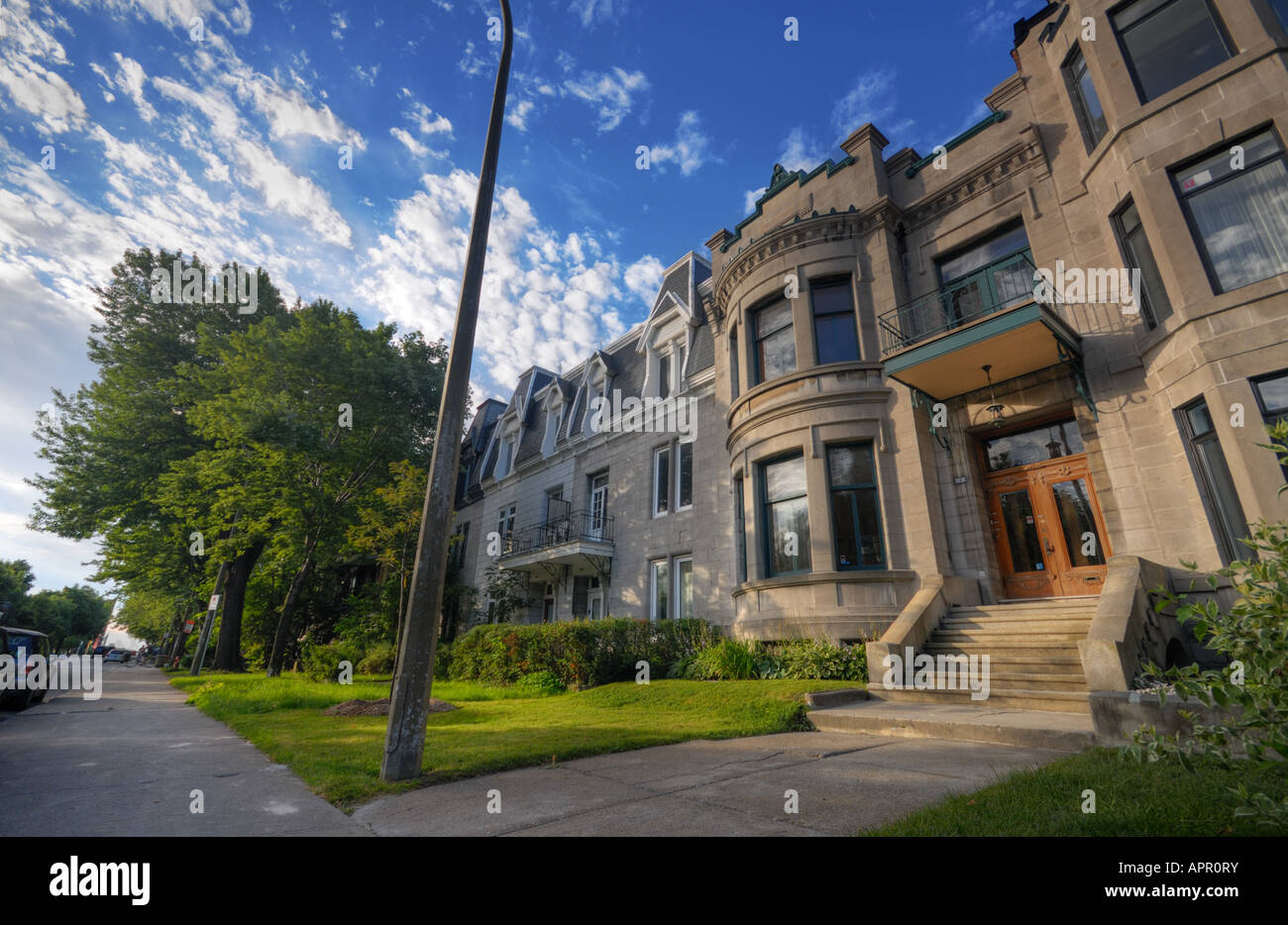 Das Haus der Park Lafontaine, Plateau MontRoyal, Montreal, Quebec