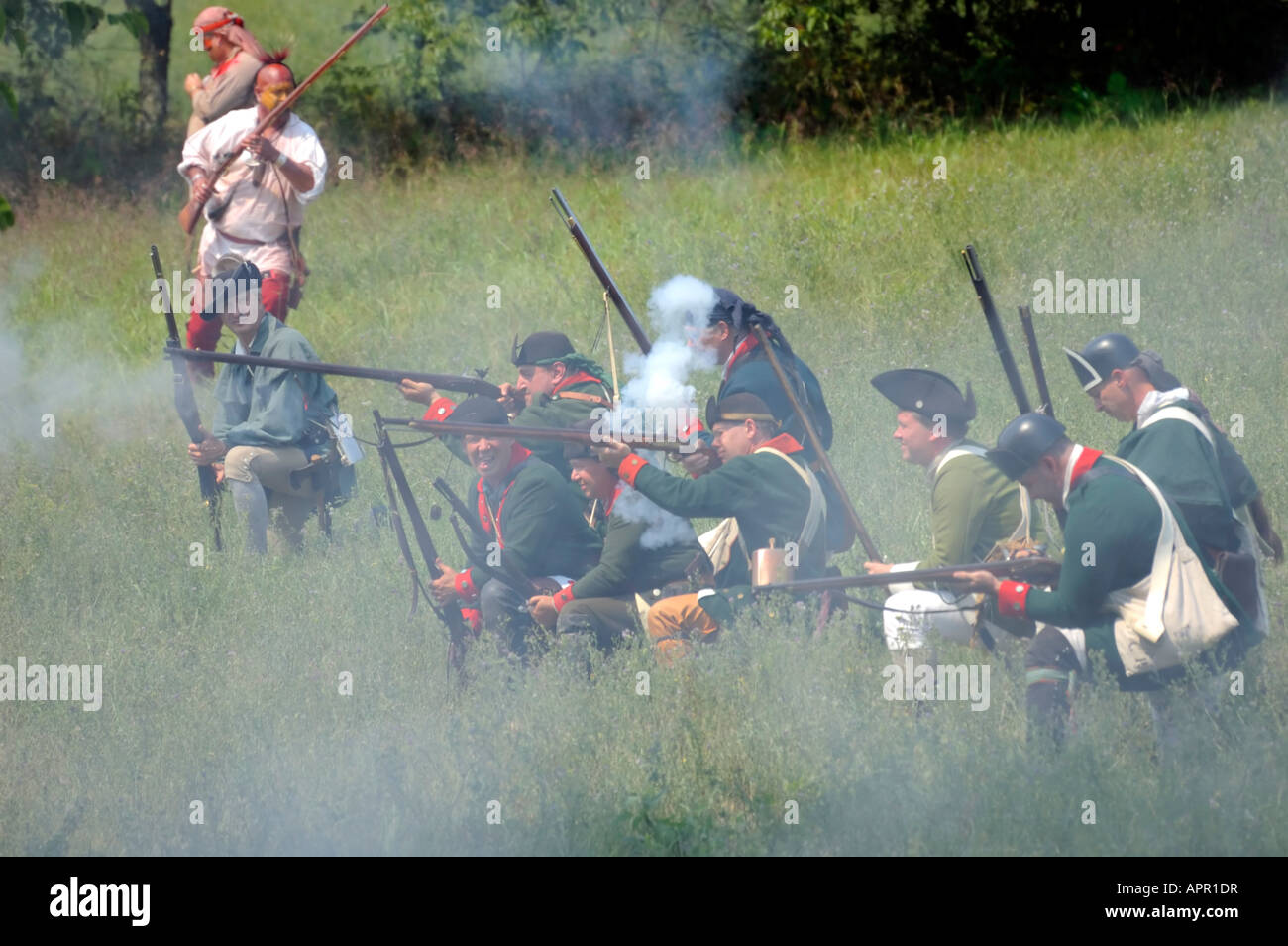 Schlacht von Blue Licks in Kentucky Stockfoto