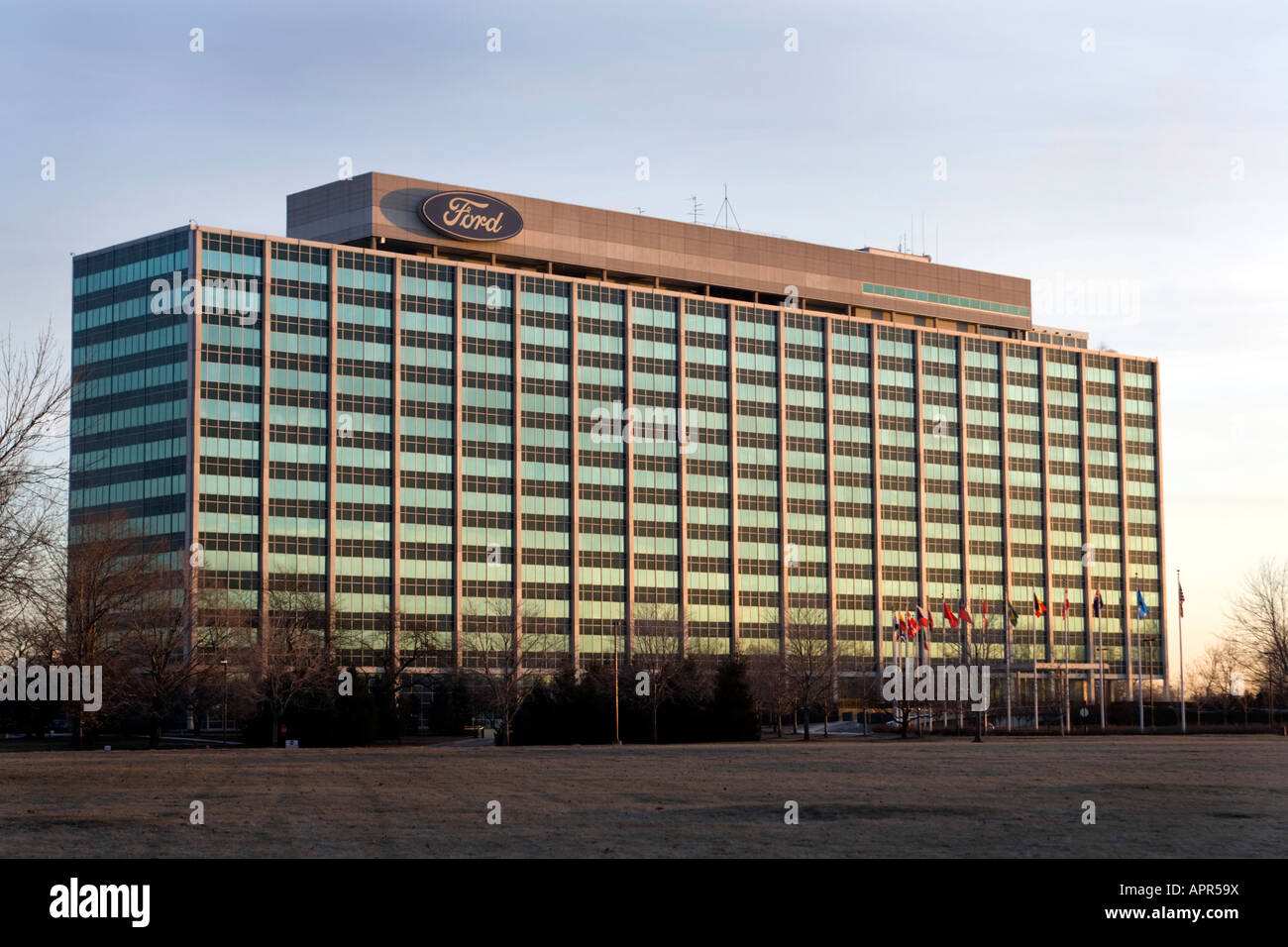 Welthauptquartier der Ford Motor Company in Dearborn, Michigan USA Stockfoto