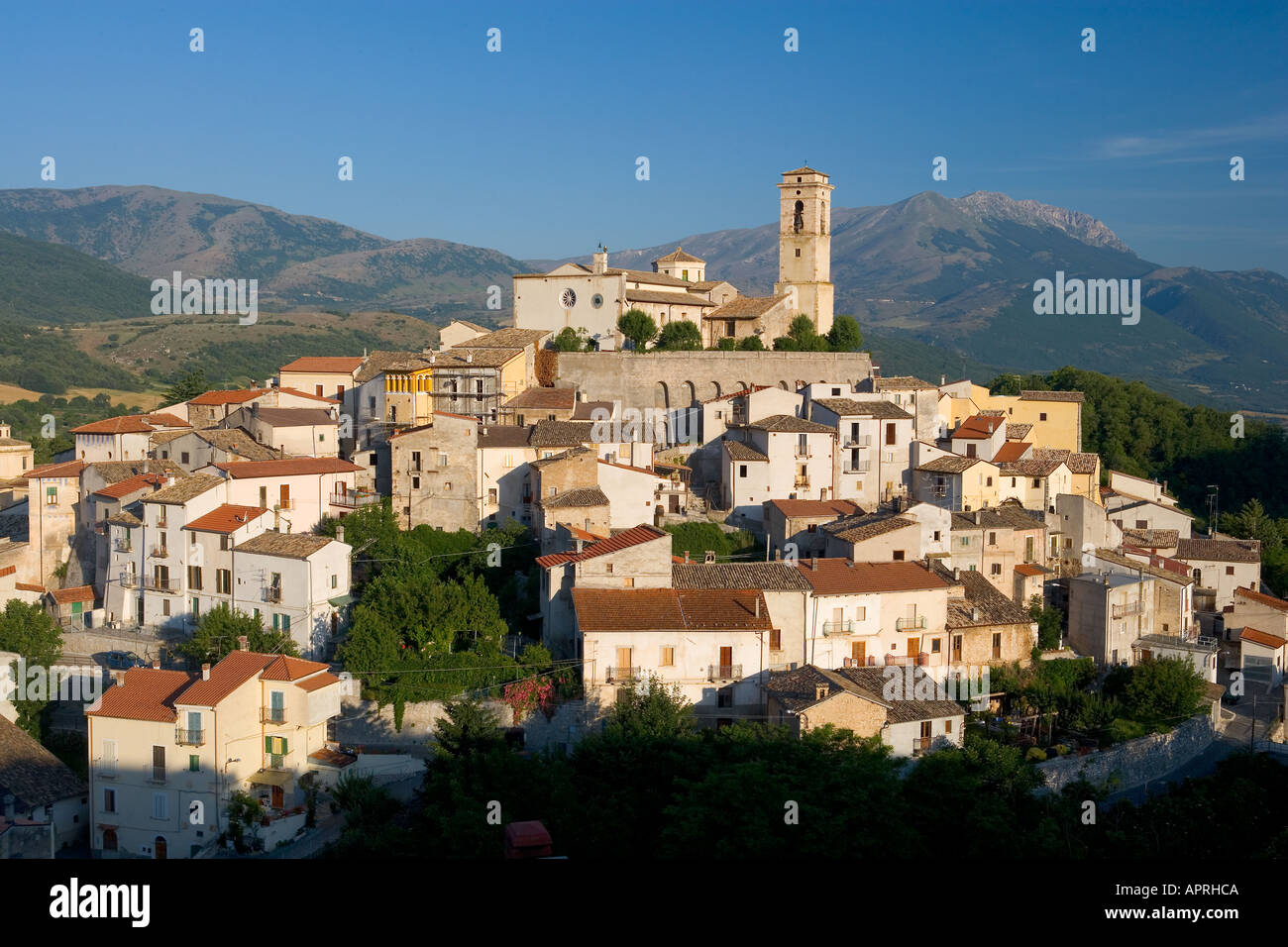 Goriano Sicoli in der Nähe von Sulmona Abruzzo Italien Stockfoto