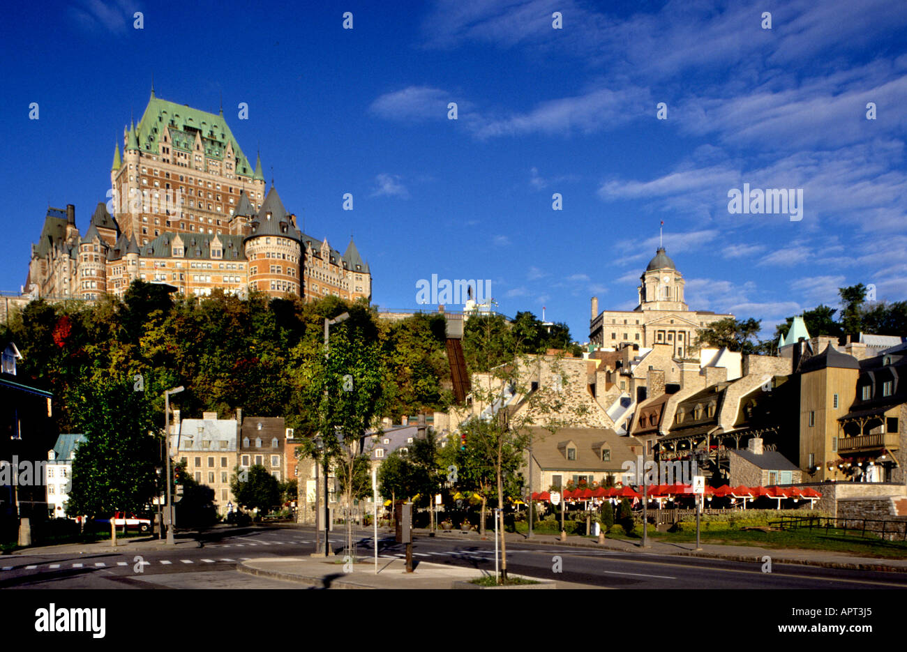 Kanada Quebec Haute Ville Downtown Stadt Stockfoto