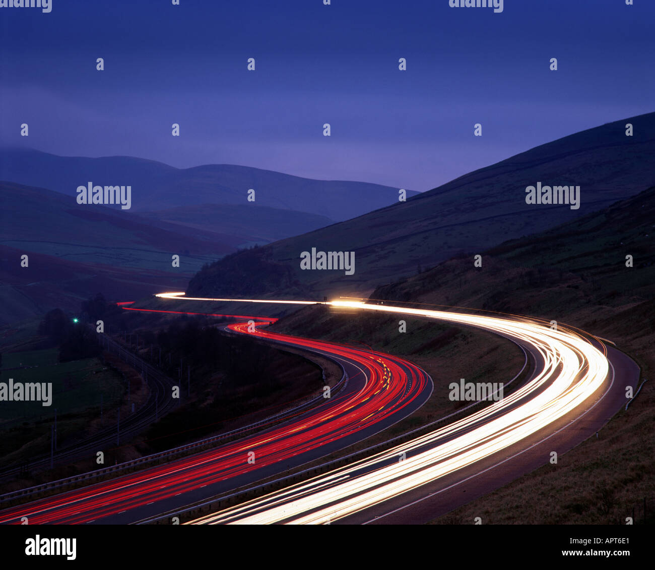 GB - CUMBRIA: Autobahn M6 bei Tebay Stockfoto