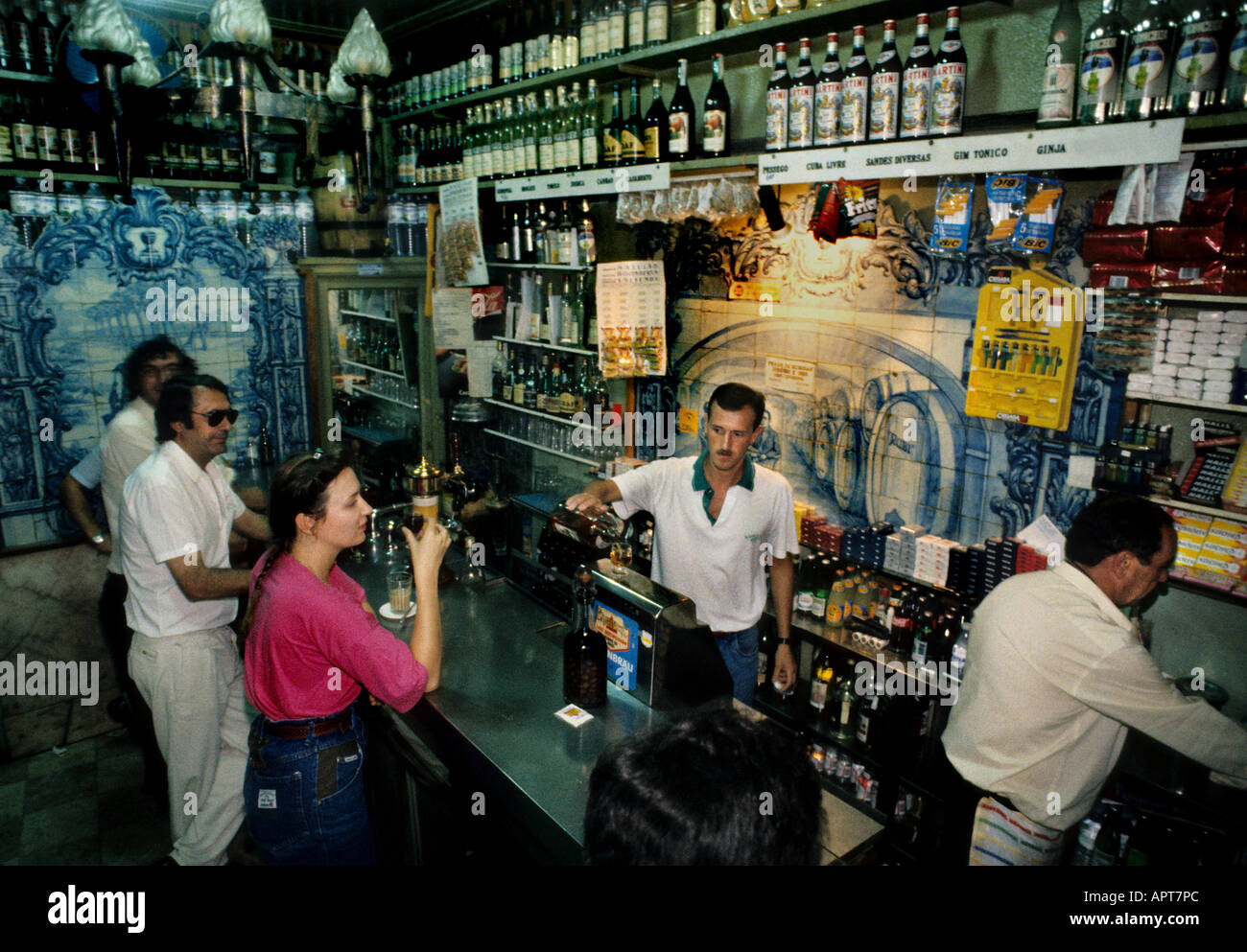 Lissabon-Café-Bar-restaurant Stockfoto