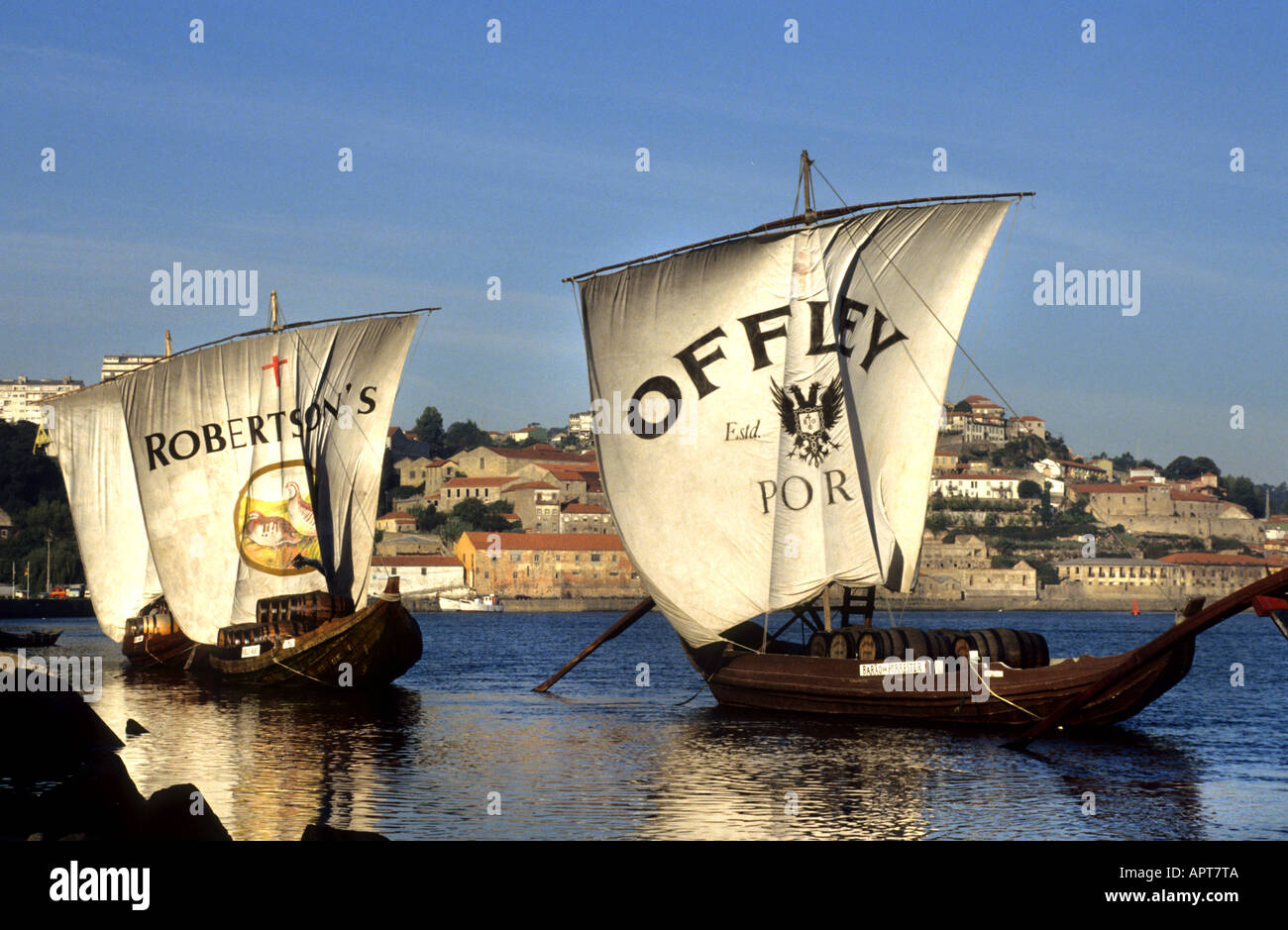 Offley Porto Portugal portugiesischen Hafen Vintage Weingut Douro Fass Fasskeller Stockfoto