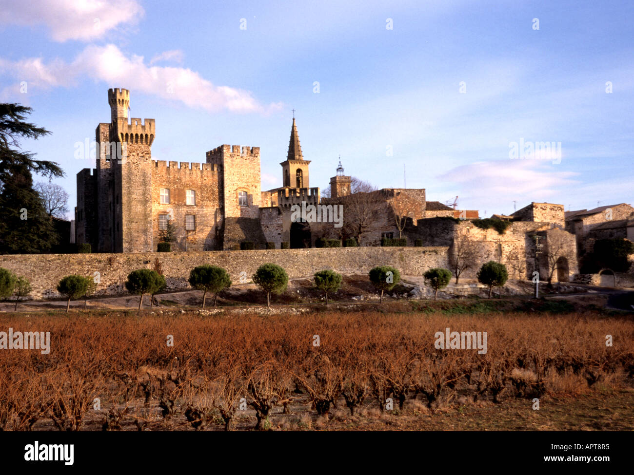 Languedoc Roussilon Minervois Corbieres Pouzilhac Frankreich Französisch Stockfoto