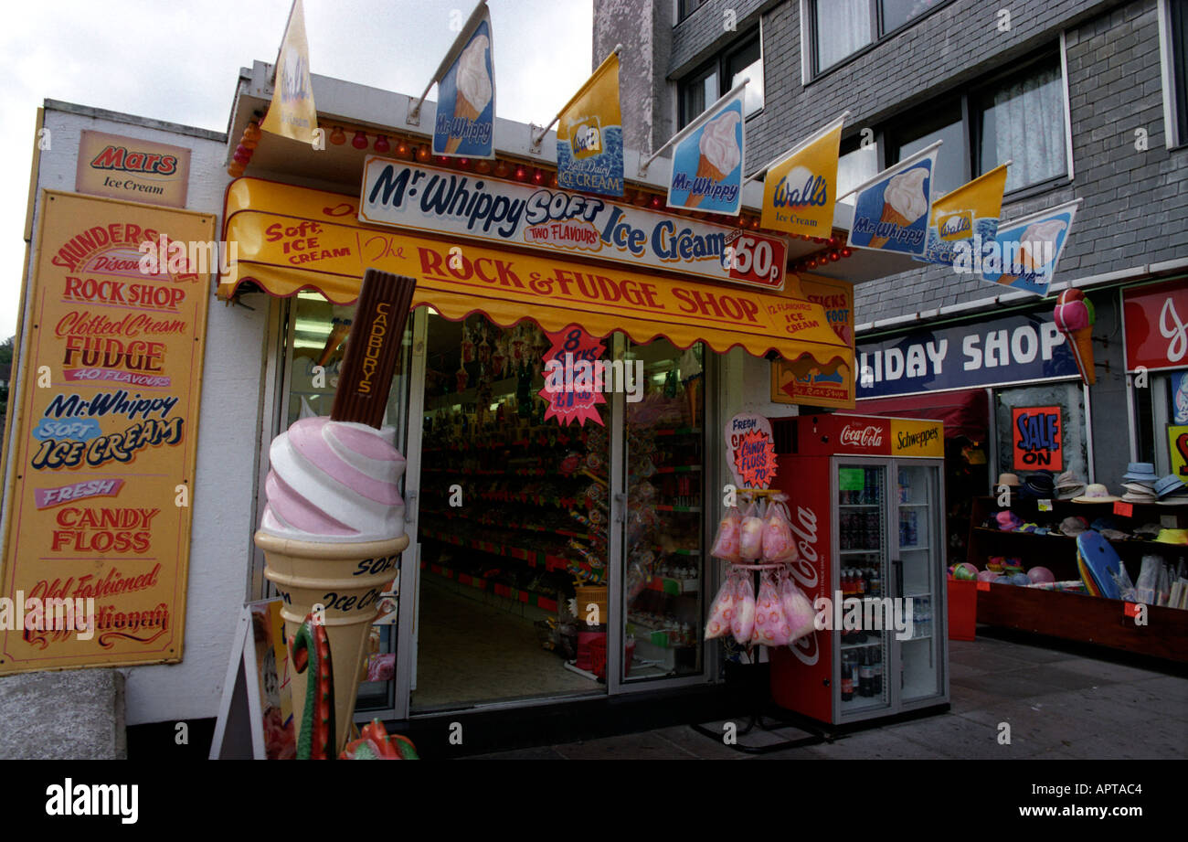 Candy floss shop seaside Fotos und Bildmaterial in hoher Auflösung