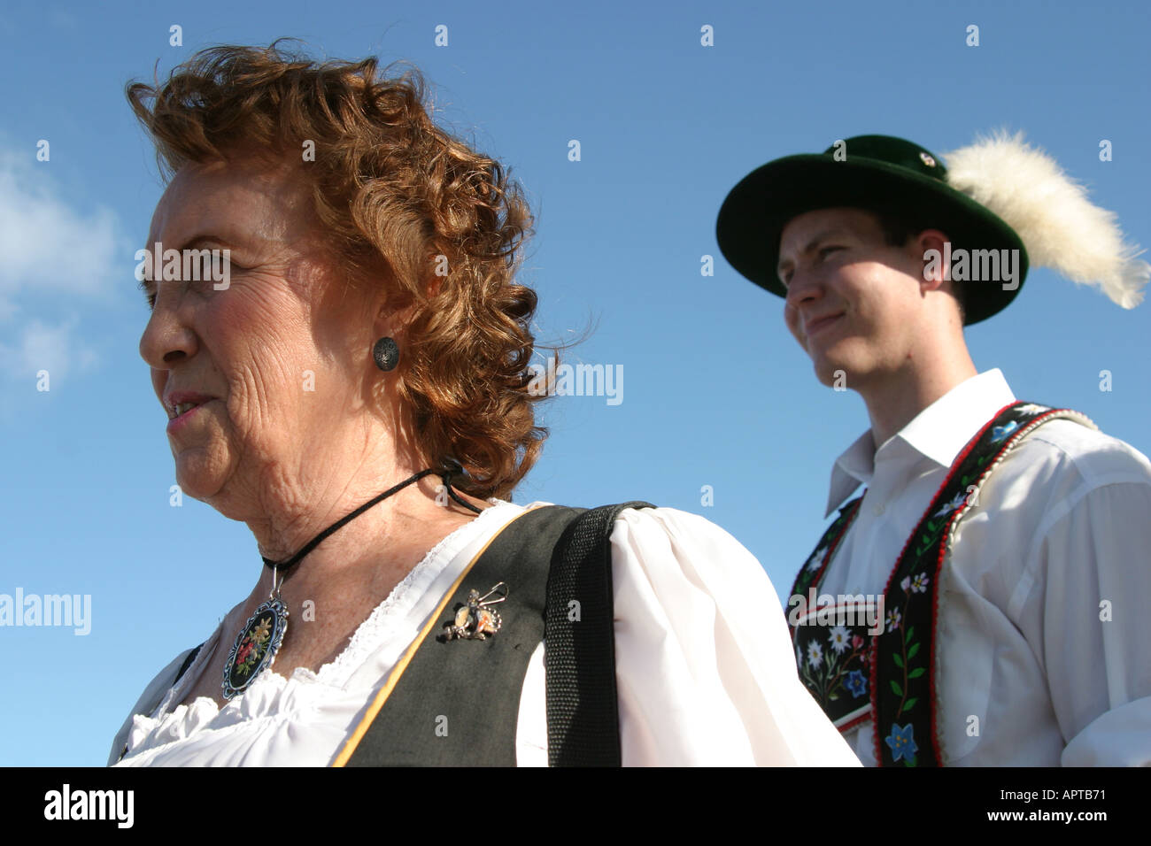 Hollywood Beach Florida, Oktoberfest, Deutsches Kulturfestival, Festivals fair, Tänzer, Tanz, Unterhaltung, fair, feiern, Tradition, FL1003040047 Stockfoto