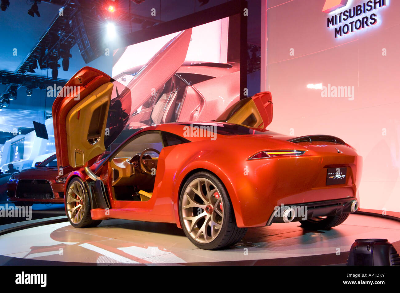 Der Mitsubishi Concept-RA bei der 2008 North American International Auto Show in Detroit Michigan/USA. Stockfoto