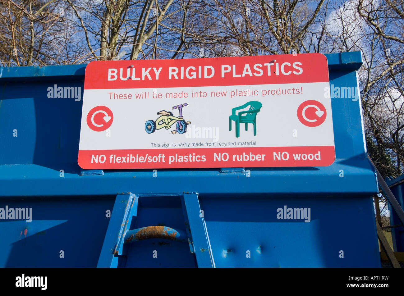 Recycling Entsorgung Stockfoto