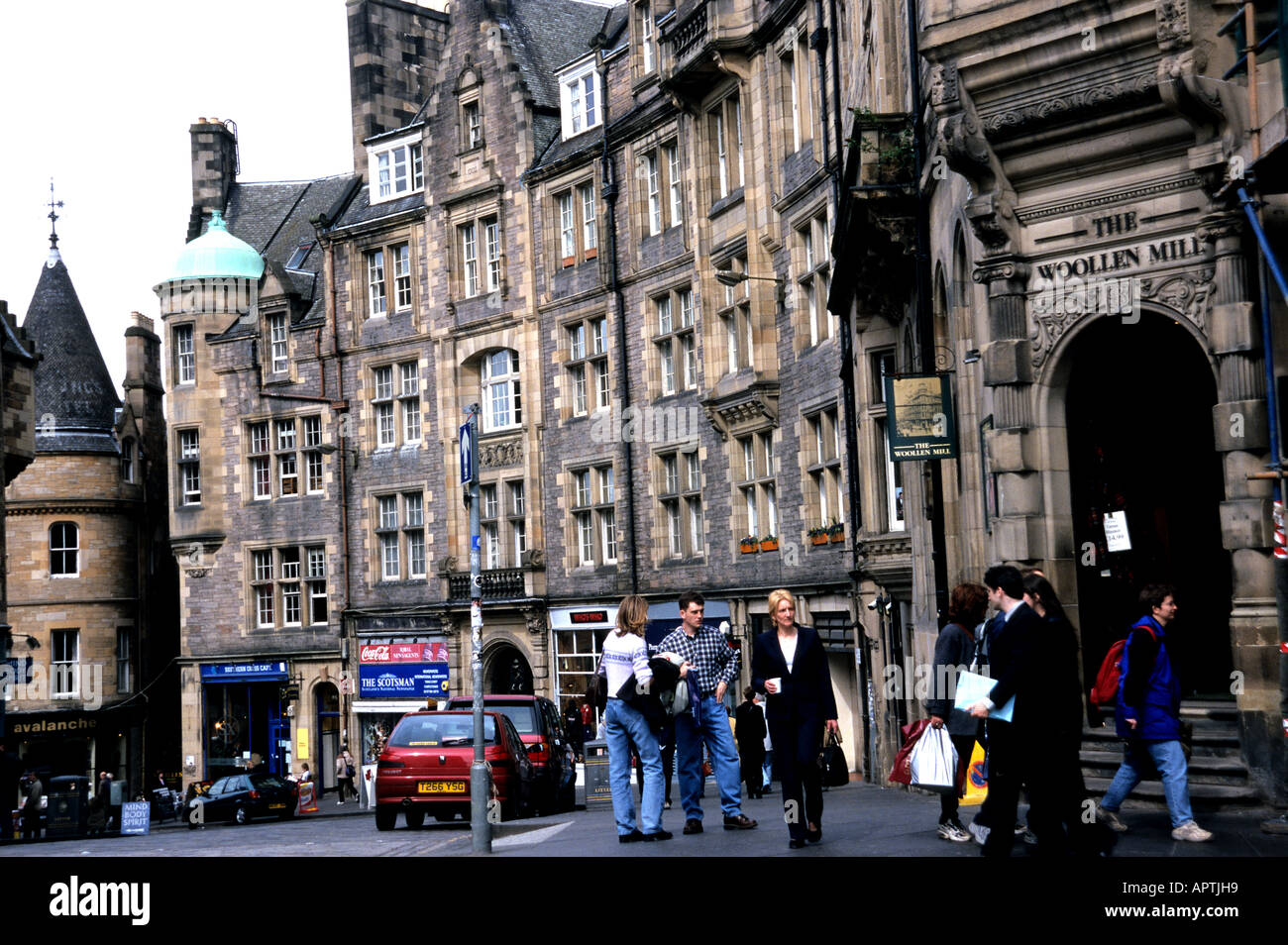 Schottland-Grossbritannien-Edinburgh-Royal Mile Stockfoto