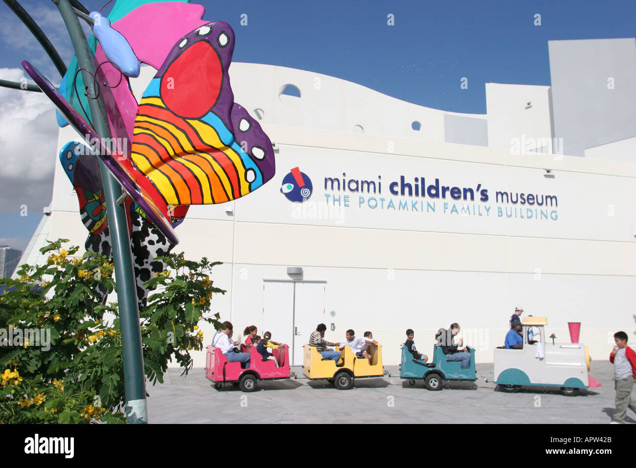 Miami Florida, Kindermuseum, Geschichte, Ausstellungsausstellung Sammlung, Verkaufsausstellung Bildung, lernen, Informationen, Lernaktivitäten, Familien par Stockfoto