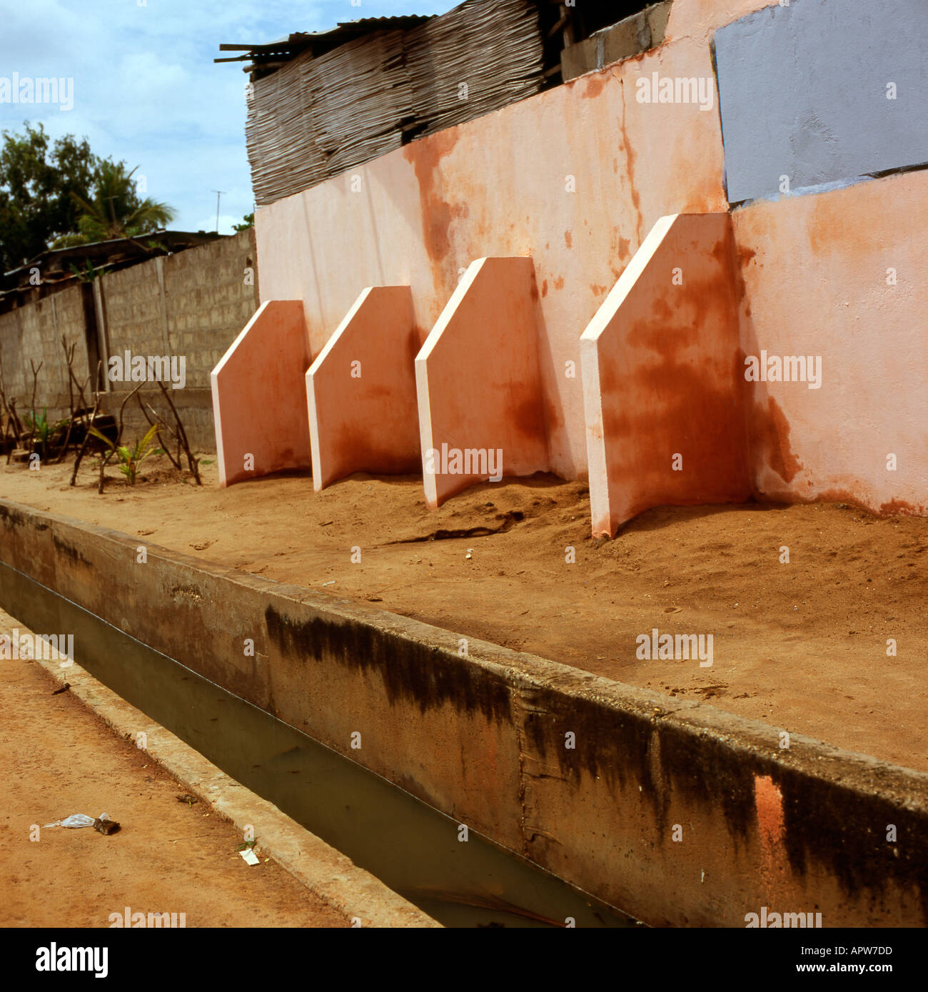 Straßenszene in Lome Togo Westafrika Stockfoto