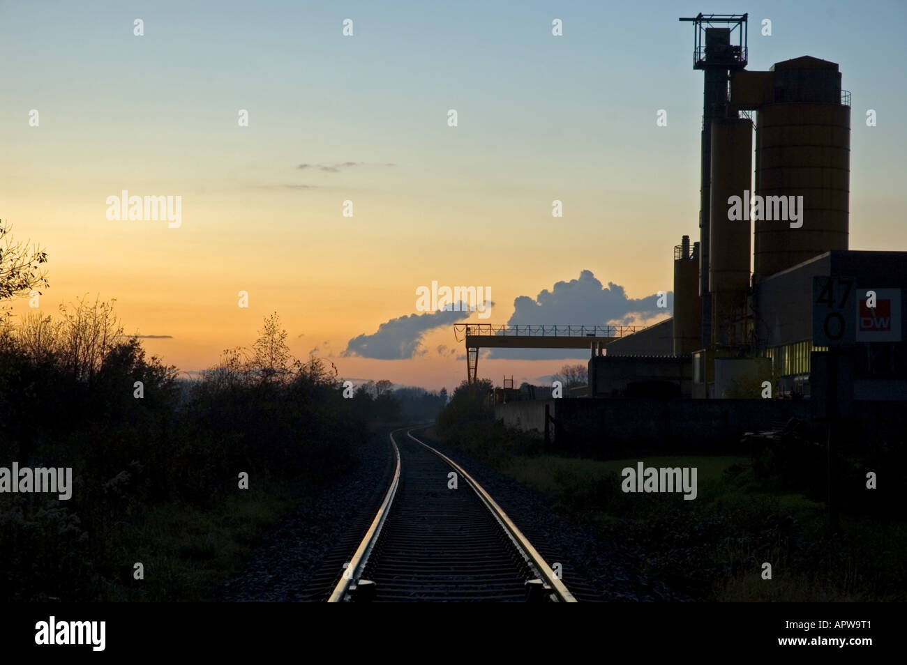 Industrie in Schaumburg, Deutschland, Niedersachsen Stockfoto