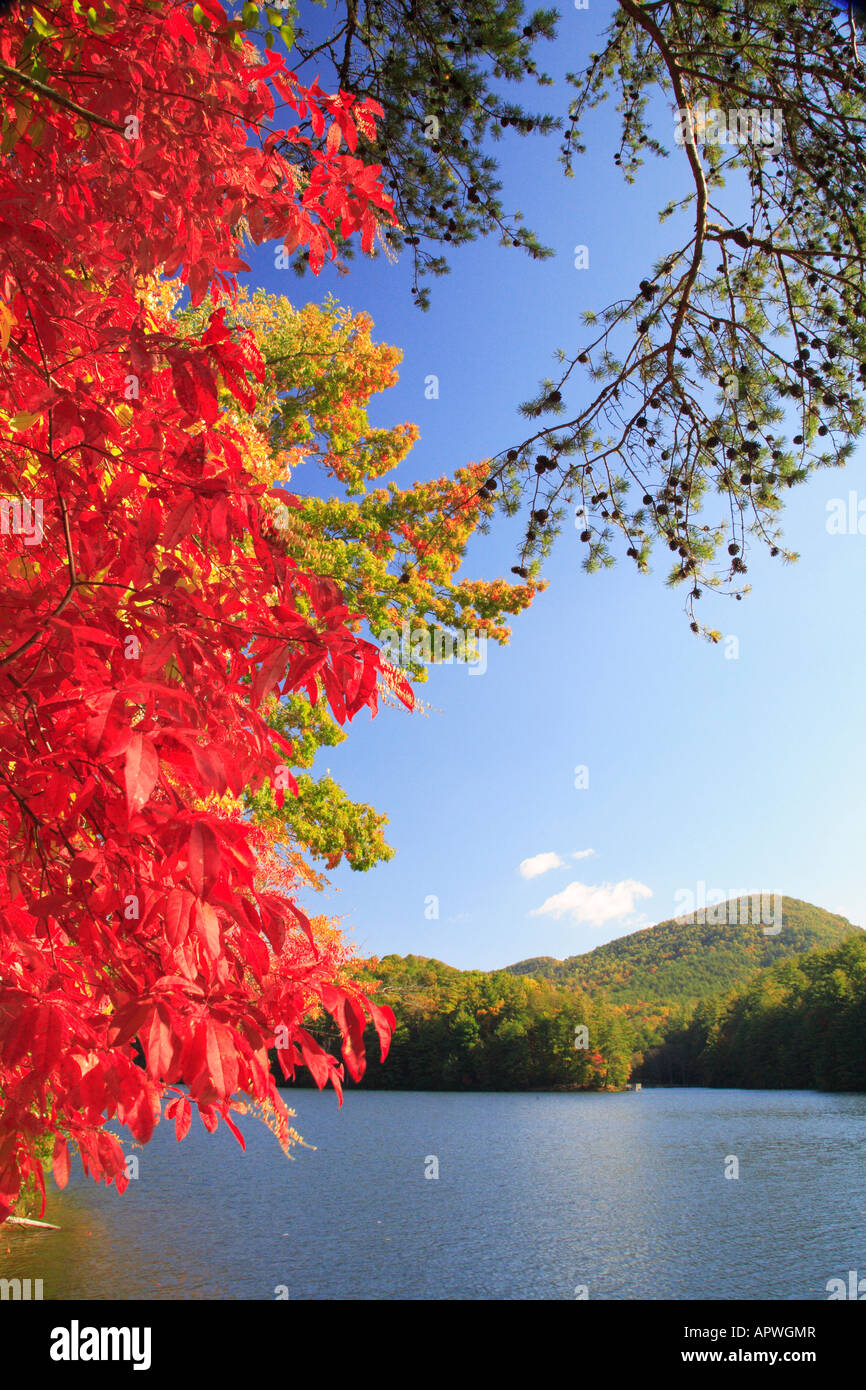 Unicoi State Park Lake, Helen, Georgia, USA Stockfoto