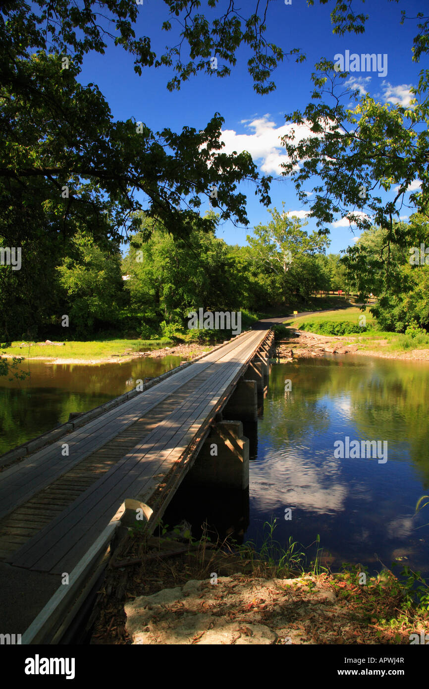 Potomac River Bridge, Oldtown, West Virginia, USA Stockfoto