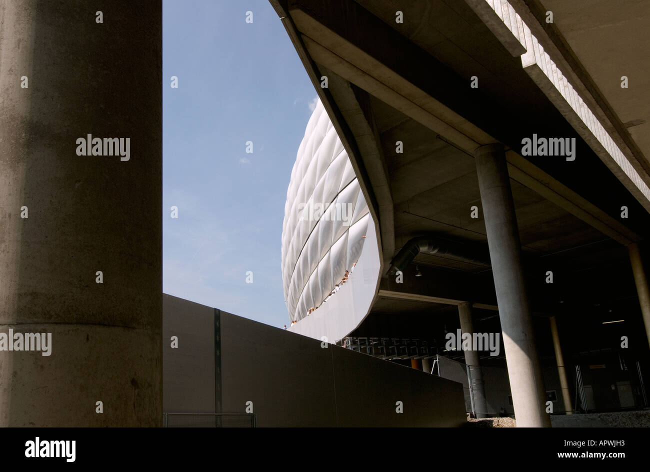 Allianz Arena in München Stockfoto