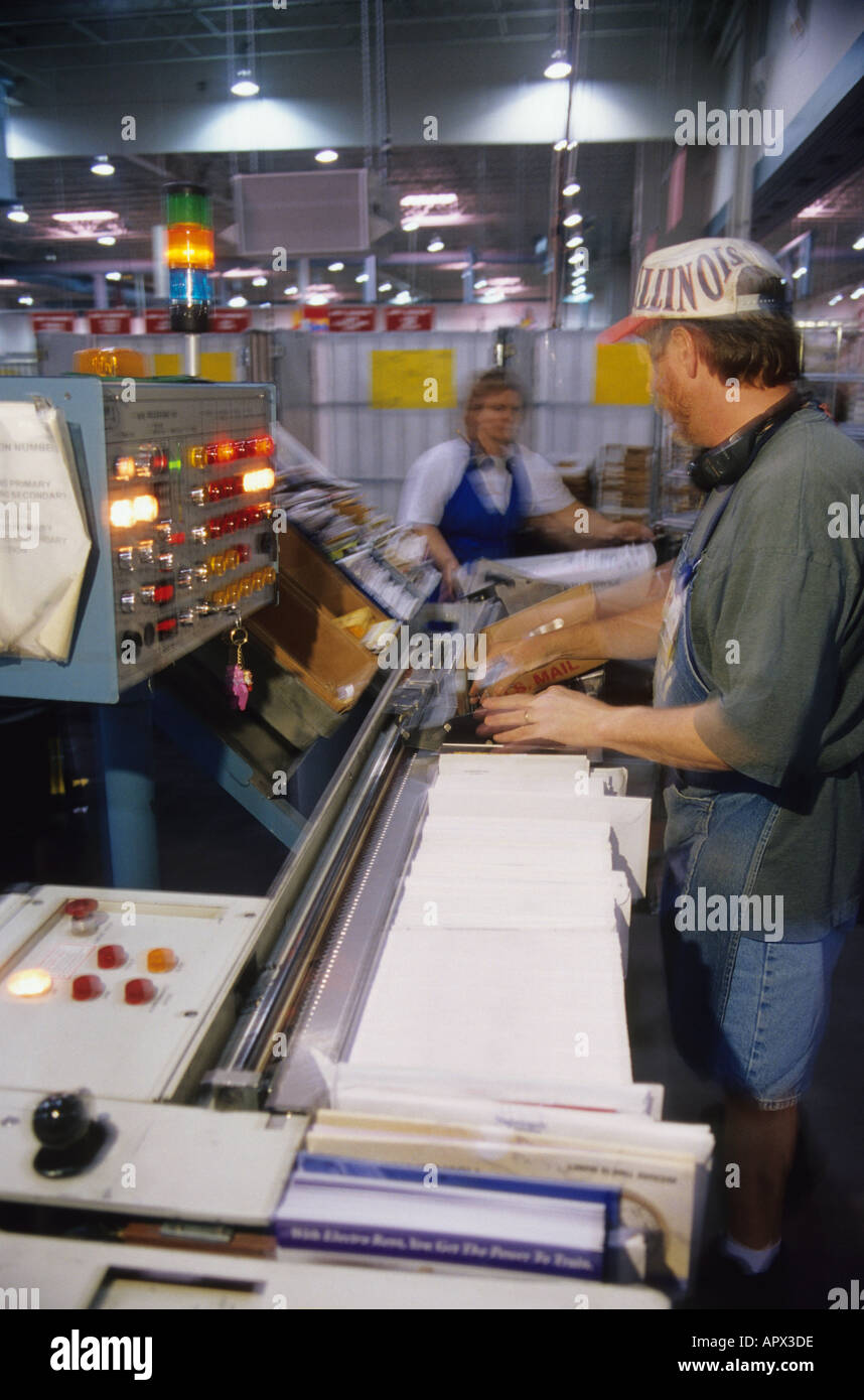 Optical Charakter Leser an die regionale Vereinigte Staaten Postservice e-Mail Anlage in Boise, Idaho Stockfoto