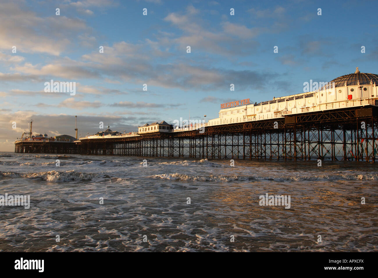 Pier von Brighton eröffnet möglicherweise 1899 genommen in den frühen Morgen Sussex England uk Stockfoto