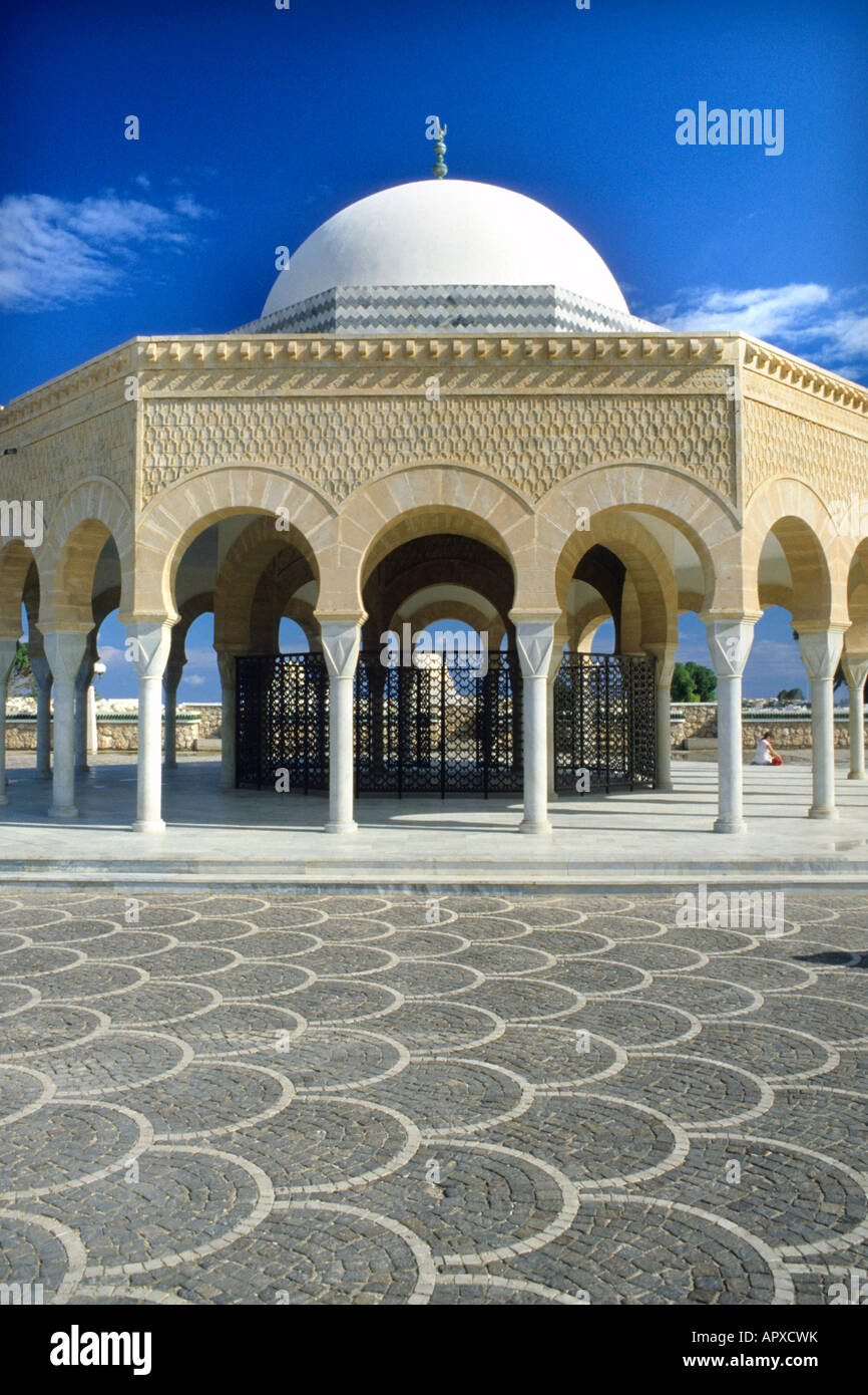 Die Bourguiba-Mausoleum in Monastir Stockfoto