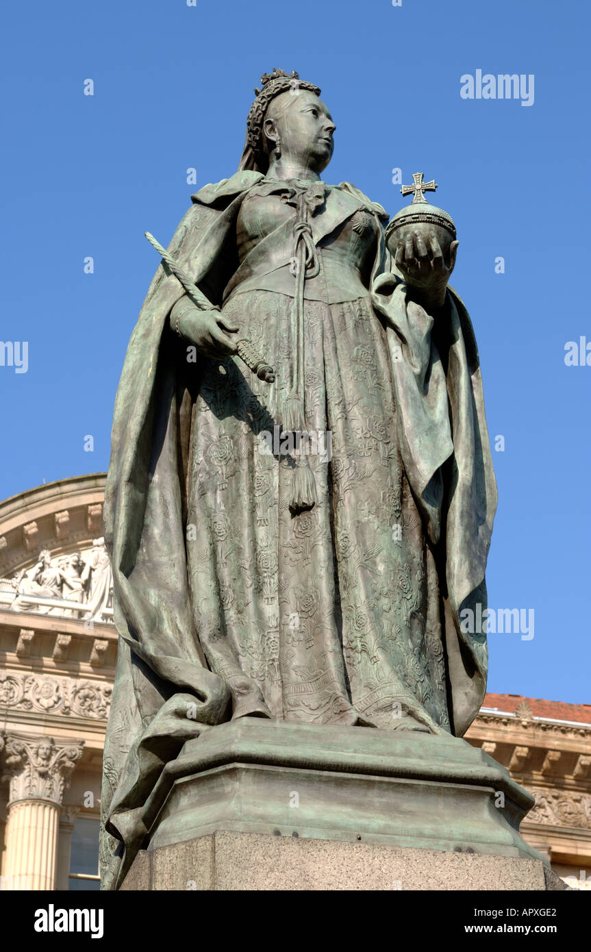 Queen Victoria Statue Victoria Square Birmingham West Midlands England UK Stockfoto