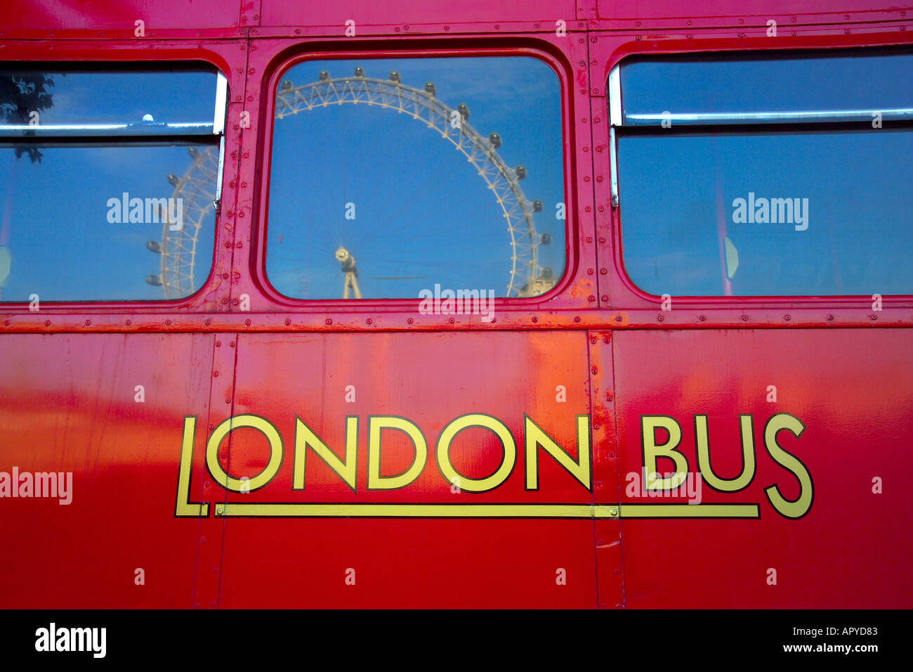 London Bus, London, England Stockfoto