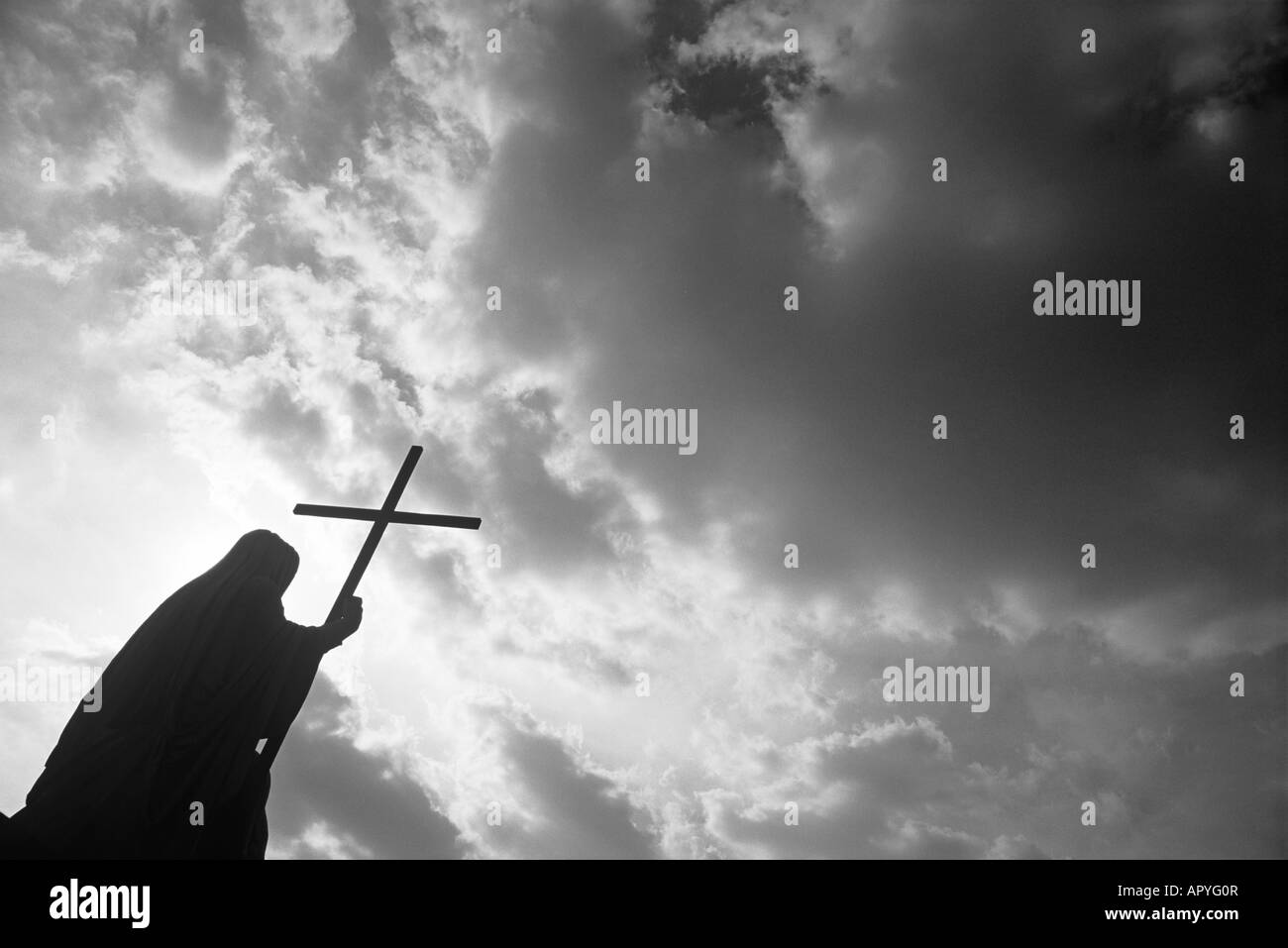 RELIGIÖSE STATUE Stockfoto