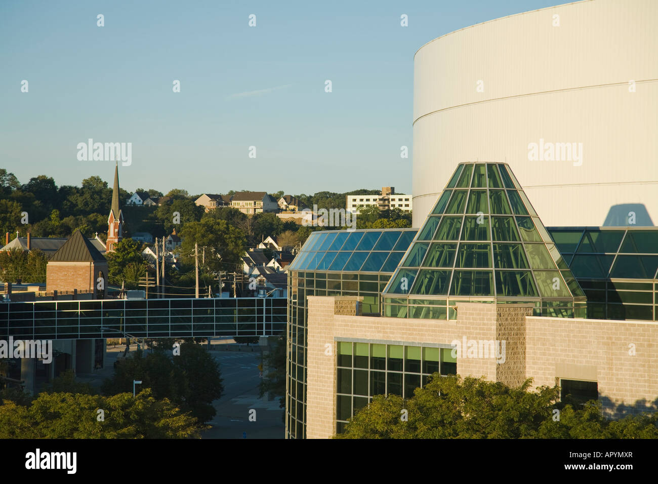 Moline ILLINOIS, die ich wireless center Gebäude Innenstadt Schauplatz für Veranstaltungen Konzerte und Aufführungen früher die Marke Stockfoto