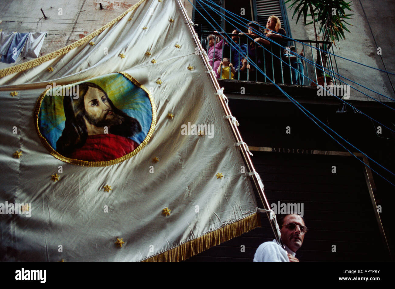 Neapel Italien das Festival von San Gennaro Stockfoto