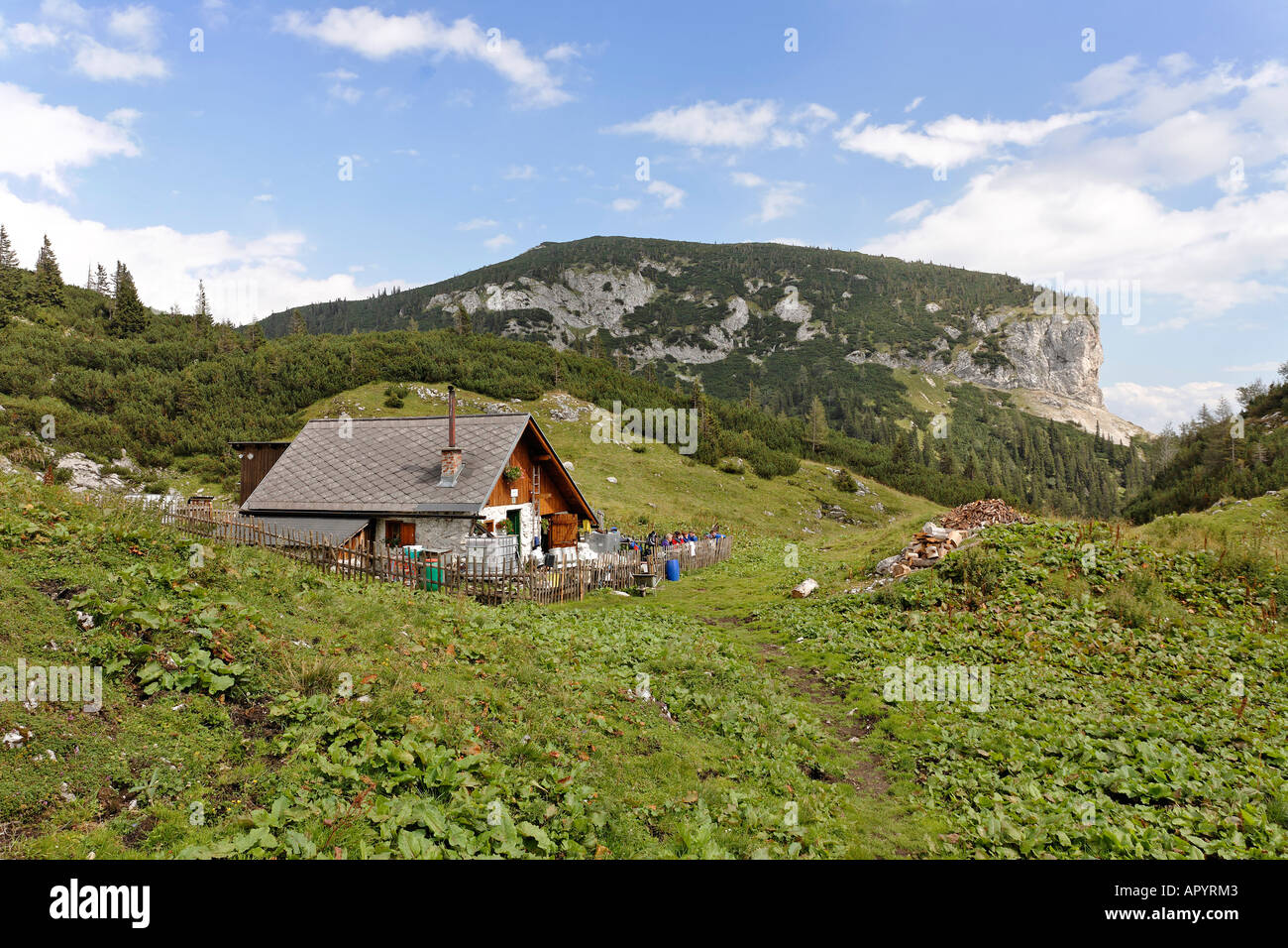 Bärenboden Alm, Berg Hochschwab, Steiermark, Österreich Stockfoto