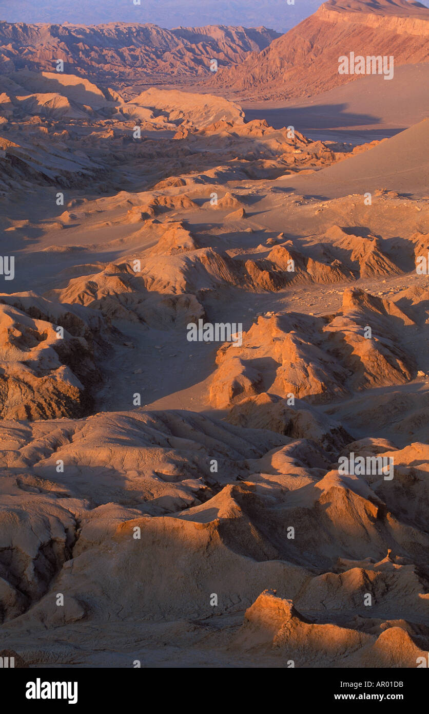 Die Atacama-Wüste Val De La Luna nr San Pedro de Atacame Atacama Chile Stockfoto