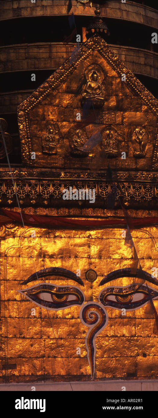 Swayambunath Stupa, Kathmandu-Tal Nepal, Asien Stockfoto