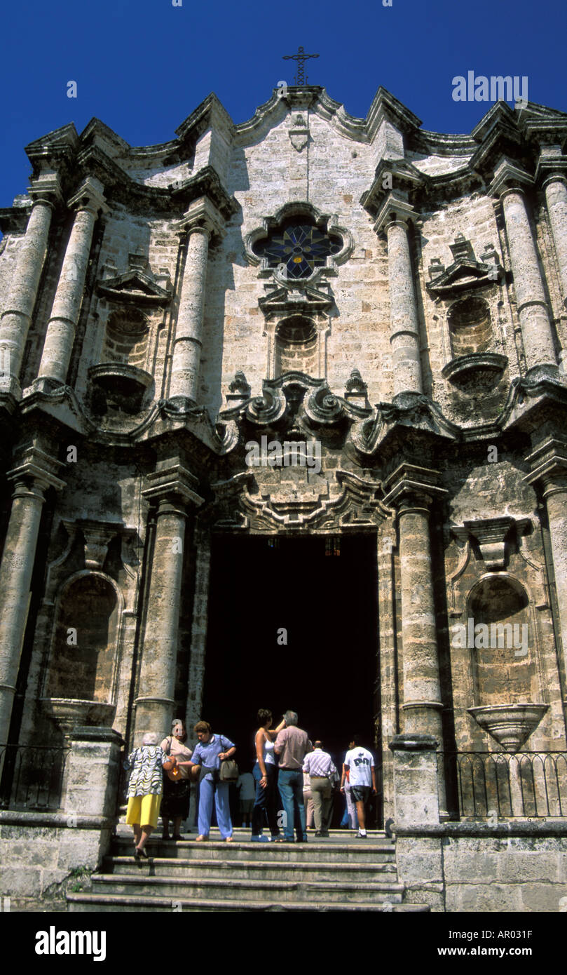 Catedral de San Cristobal De La Habana Stockfoto