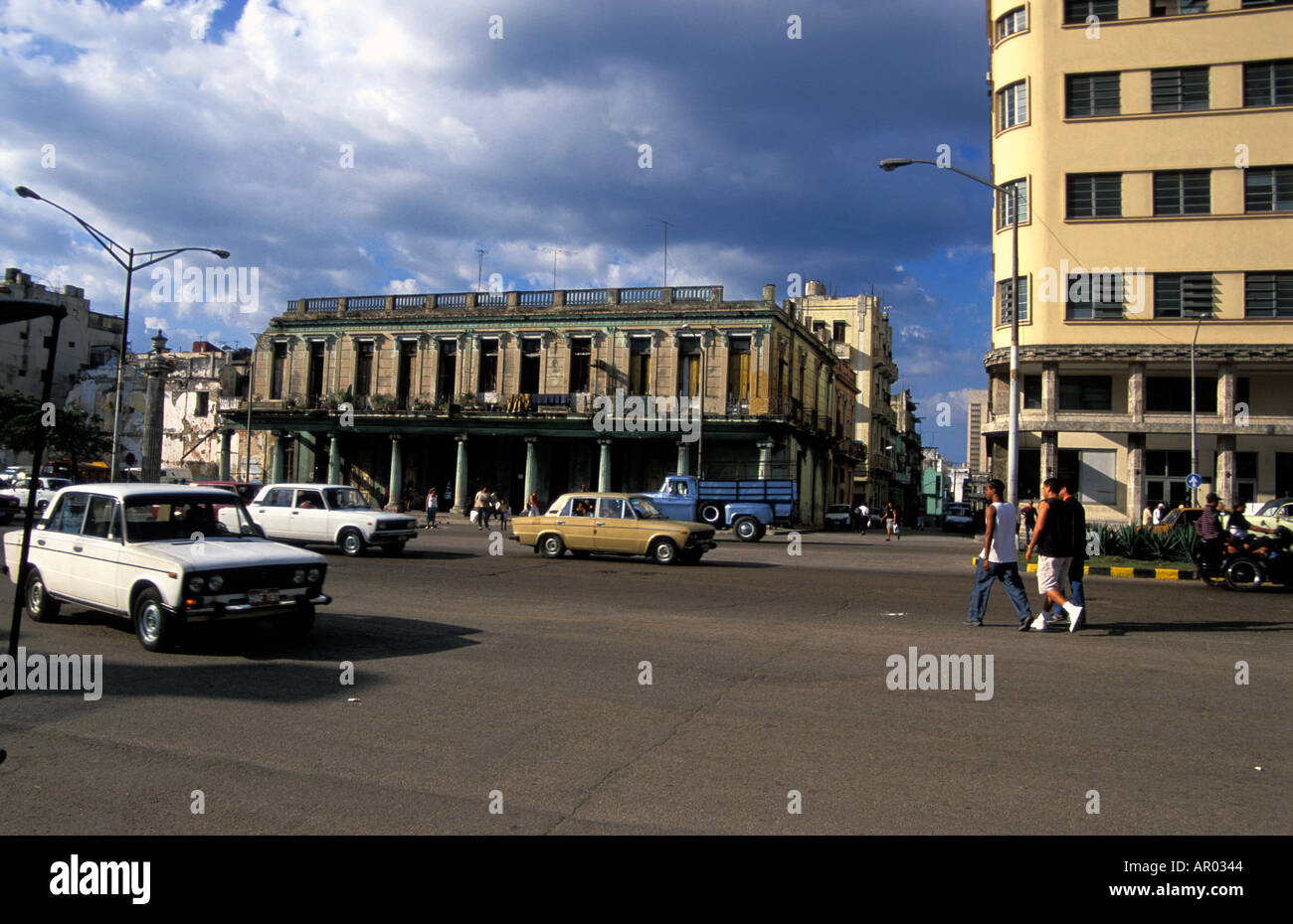 Havanna-Straßenszene Stockfoto