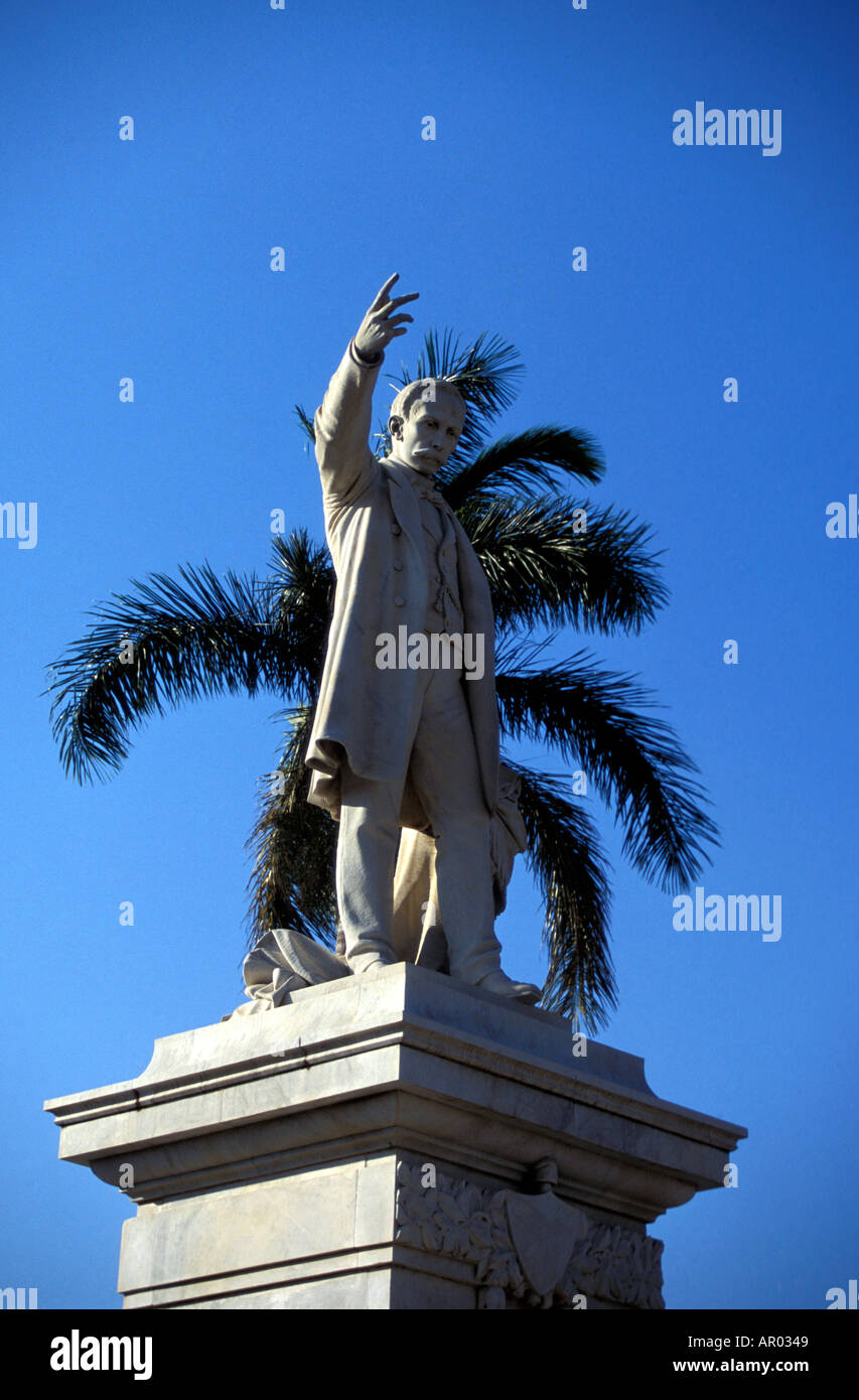 Statue von Jose Marti Stockfoto