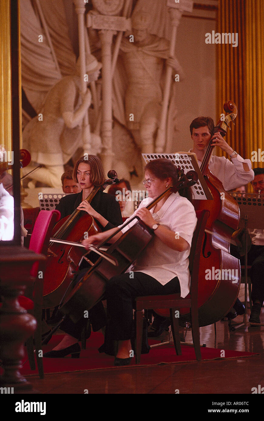 Klassisches Konzert, Eremitage, St. Petersburg Russland Stockfoto