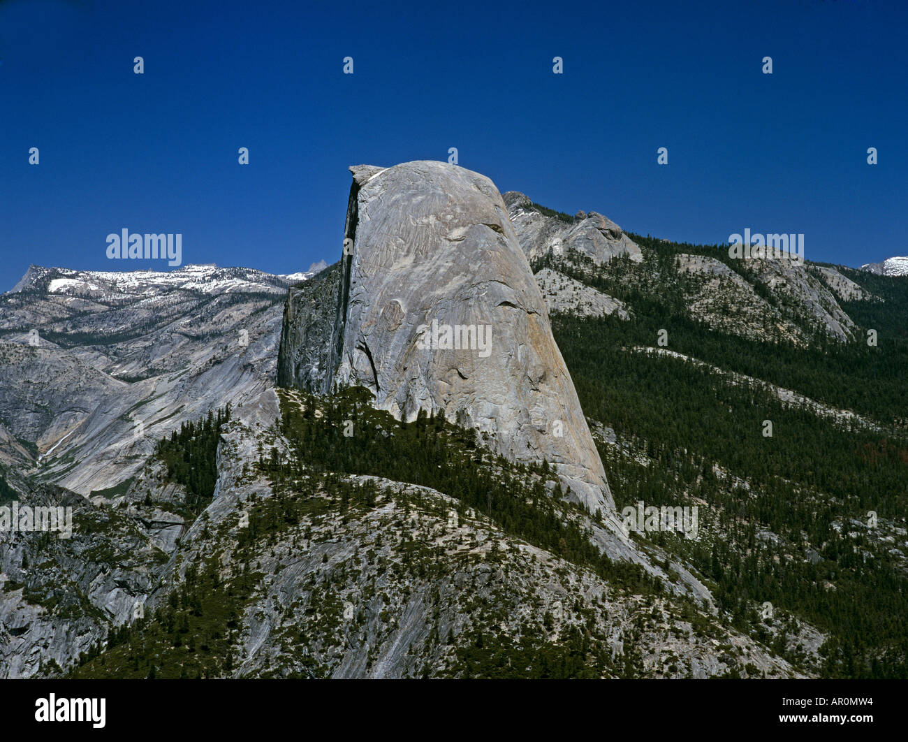 Half Dome vom Glacier Point, Yosemite NP, Kalifornien, USA Stockfoto