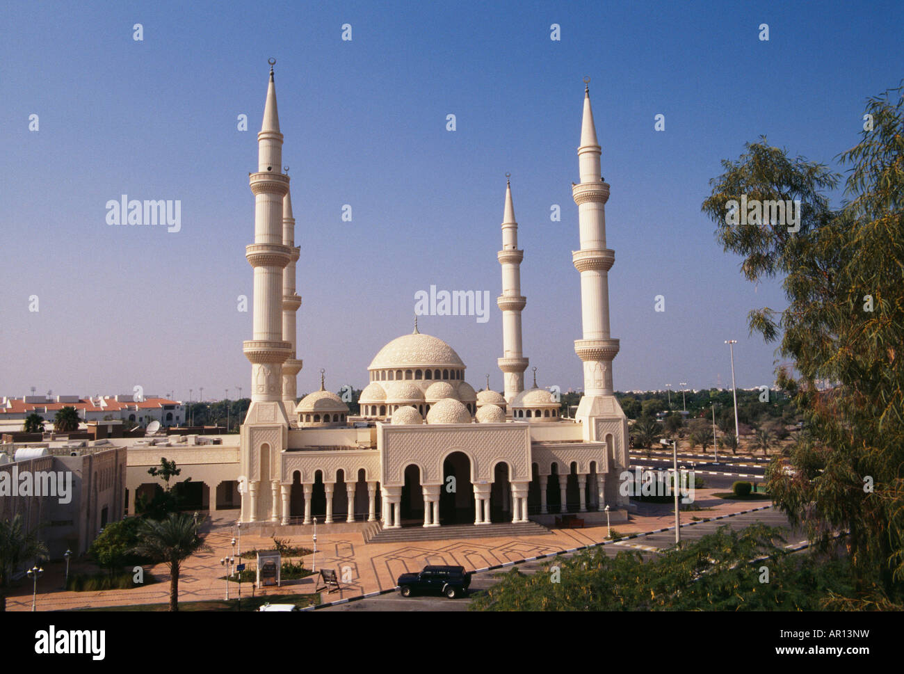 Künstlerische Moschee in arabische Land Stockfoto