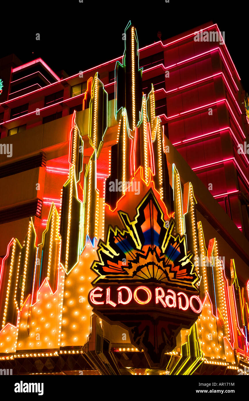 Das Eldorado Hotel und Casino Downtown Reno Nevada Stockfoto