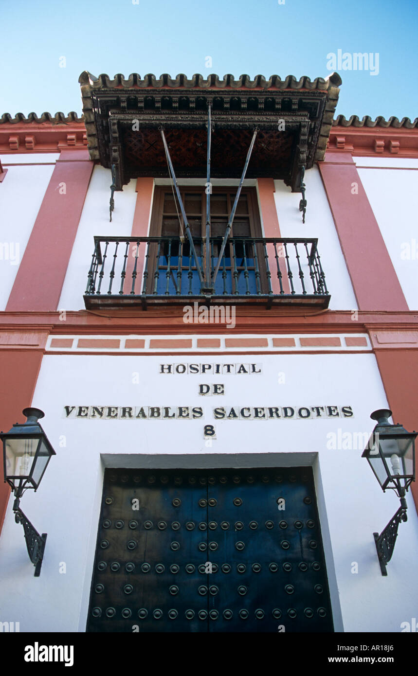 Krankenhaus de Venerables Sacerdotes, Plaza de Los gekommen, Sevilla, Spanien Stockfoto