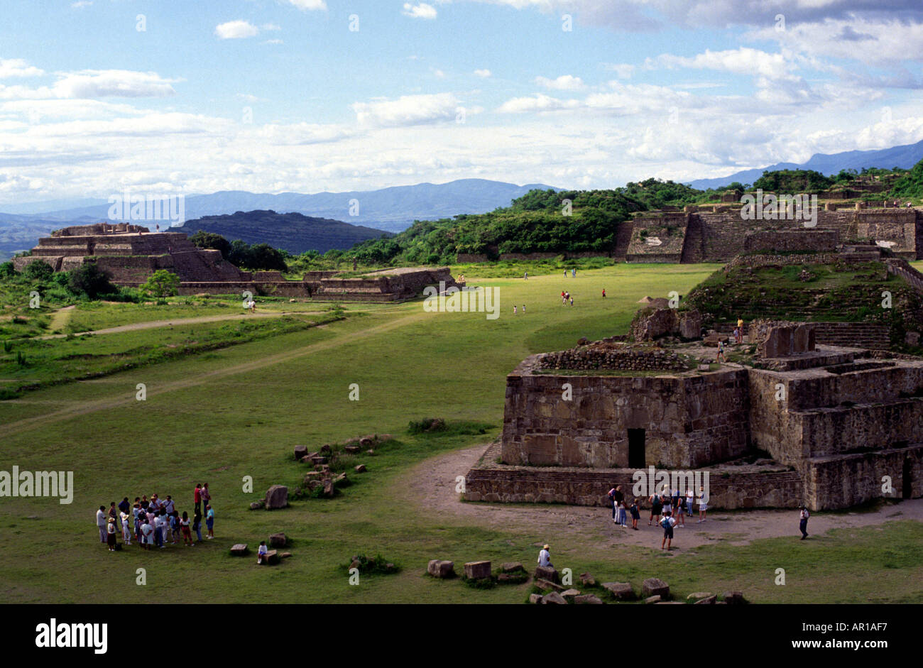 Monte Alban Oaxaca Mexico Stockfoto